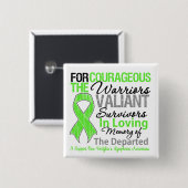 Tribute Support Non-Hodgkins Lymphoma Bewusstsein Button (Vorne & Hinten)