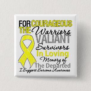 Tribute Support Sarcoma Bewusstsein Button