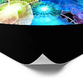 "Tribute to Chihuly" Mandala Poster/ Print Poster (Ecke)