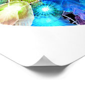 "Tribute to Chihuly" Mandala Poster/ Print Poster (Ecke)