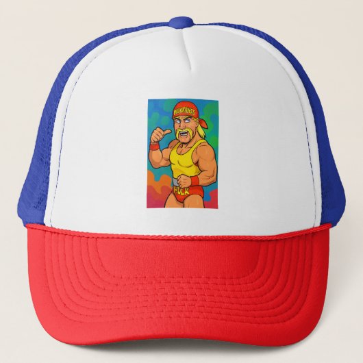 Tribute to Hulk Hogan Truckerkappe (Vorderseite)