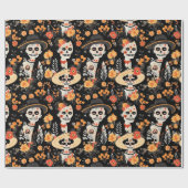Tribute to the tradition of the Day of the Dead  Geschenkpapier (Flach)