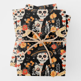 Tribute to the tradition of the Day of the Dead Geschenkpapier Set