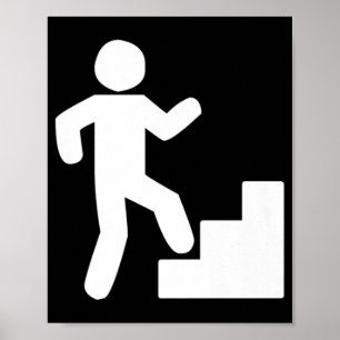 Tribute Workout für Stairs Climbing Poster