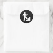 Tribute Workout für Stairs Climbing Runder Aufkleber (Tasche)