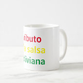Tributo a la salsa boliviana kaffeetasse (VorderseiteRechts)