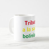 Tributo a la salsa boliviana kaffeetasse (Vorderseite Links)