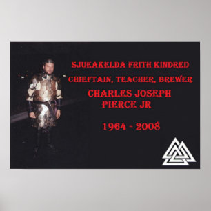 Tributplakat von Charles Pierce Poster