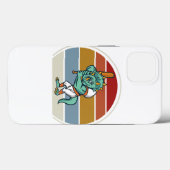 Triceratop Skeleton Dinosaur Abzeichen spielen Bas Case-Mate iPhone Hülle (Rückseite (Horizontal))