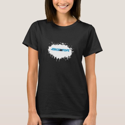 Triceratops Animal Fun Splash T-Shirt (Vorderseite)