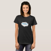 Triceratops Animal Fun Splash T-Shirt (Vorne ganz)