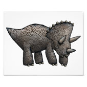 Triceratops Artwork Fotodruck (Vorne)