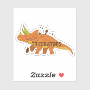 Triceratops Aufkleber