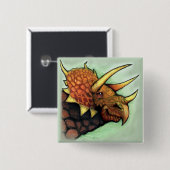 Triceratops Button (Vorne & Hinten)