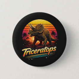 Triceratops Button