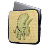 Triceratops Cartoon Laptopschutzhülle (Vorderseite Links)