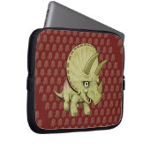 Triceratops Cartoon Laptopschutzhülle (Vorne Rechts)