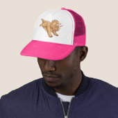Triceratops-Cartoon Truckerkappe (Beispiel)