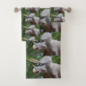 Triceratops Dinosaur Badhandtuch Set (Insitu)