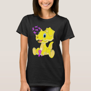 Triceratops Dinosaur Dino Band Welt Alzheimer T-Shirt