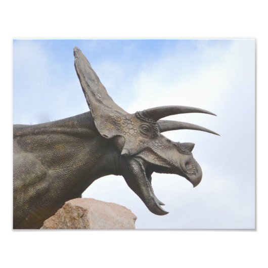 Triceratops Dinosaur Fotodruck (Vorne)