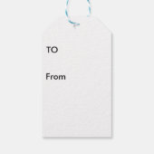 Triceratops Dinosaur Geschenkanhänger (Rückseite)