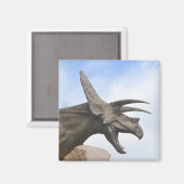 Triceratops Dinosaur Magnet (Vorderseite/Rückseite)