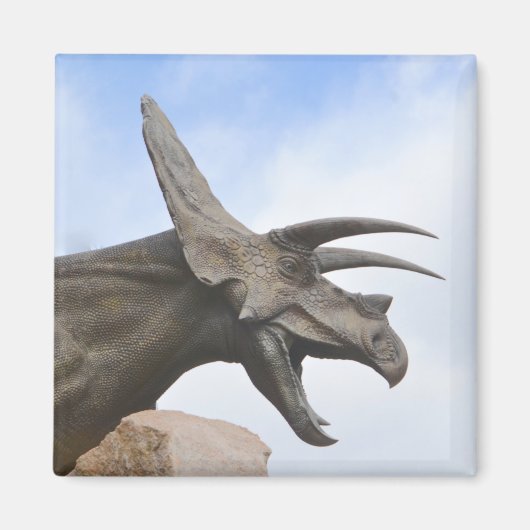 Triceratops Dinosaur Magnet (Vorne)