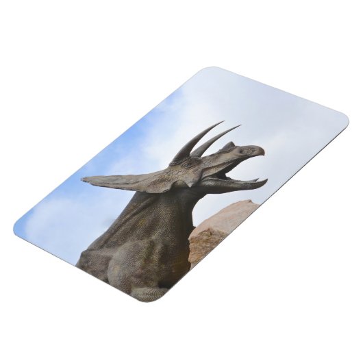 Triceratops Dinosaur Magnet (Linke Seite)