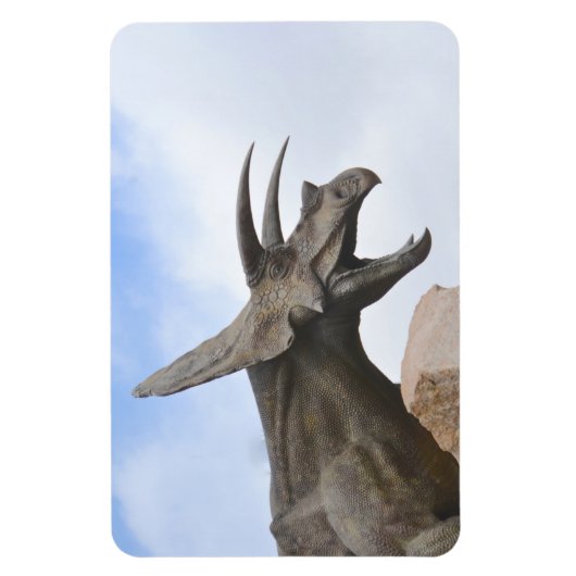 Triceratops Dinosaur Magnet (Vertikal)