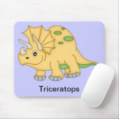 Triceratops Dinosaur Mousepad (Mit Mouse)