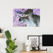 Triceratops Dinosaur Poster (Heimbüro)