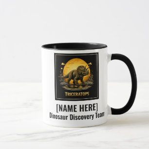 Triceratops Dinosaur Prähistorischer Mond Tasse