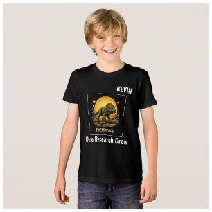 Triceratops Dinosaur Prähistorischer Mond Tri-Blend Shirt