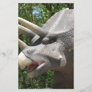 Triceratops dinosaurier briefpapier