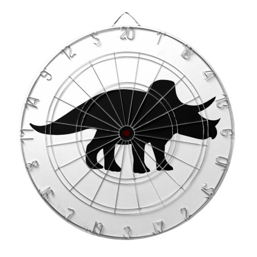 Triceratops-Dinosaurier. Dartscheibe (vorne)