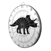 Triceratops-Dinosaurier. Dartscheibe (Vorderseite rechts)