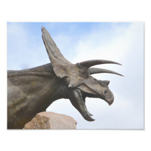 Triceratops-Dinosaurier Fotodruck
