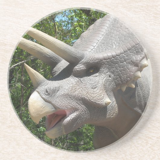 Triceratops dinosaurier getränkeuntersetzer (Vorne)