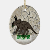 Triceratops-Dinosaurier Keramikornament (Rechts)