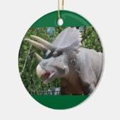 Triceratops Dinosaurier Keramikornament (Links)