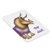 Triceratops Dinosaurier-Magnet "Top Vater" Magnet (Rechte Seite)