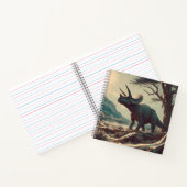 Triceratops Dinosaurier-Notebook Notizblock (Innenseite)