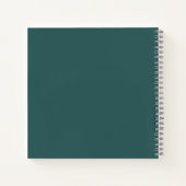 Triceratops Dinosaurier-Notebook Notizblock (Rückseite)