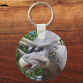 Triceratops Dinosaurier Schlüsselanhänger (Vorderseite)