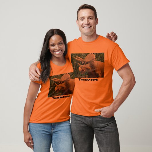Triceratops/Dinosaurier T-Shirt (Unisex)