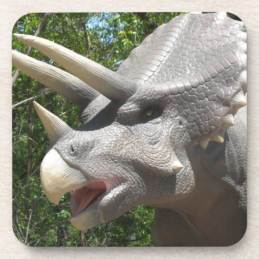 Triceratops dinosaurier untersetzer (Vorderseite)