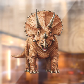 Triceratops Fensteraufkleber