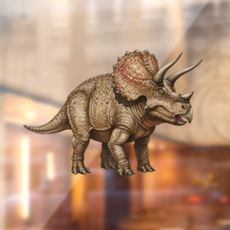 Triceratops Fensteraufkleber