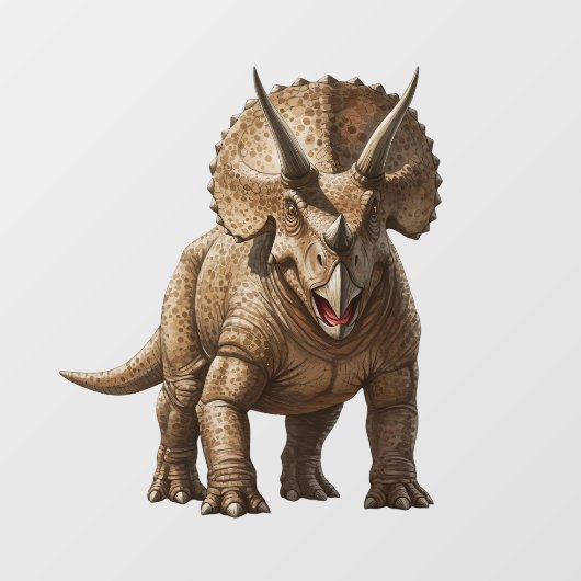 Triceratops Fensteraufkleber (Blatt)